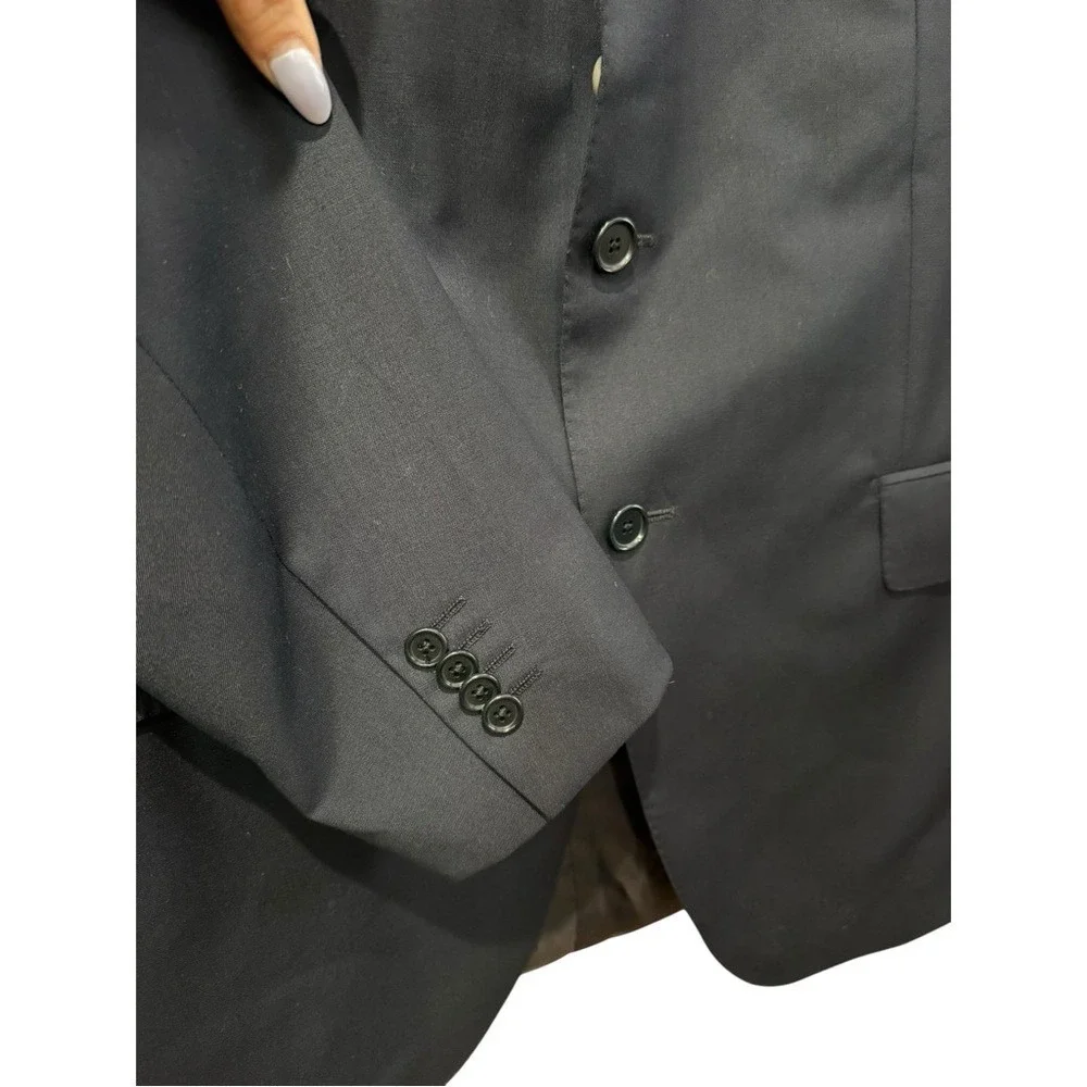 NWT Raffaele Caruso Wool Blazer Jacket IT‎ 50 / 40R Midnight Blue Italy $838